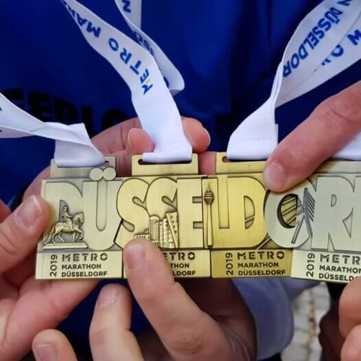 Gerlach Marathon Duesseldorf Medaillen