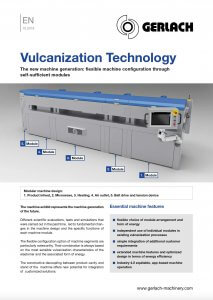 Gerlach Vulkanization Technology changes machine concepts